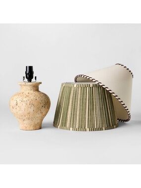 Studio McGee Beige Speckled Lamp Base . Shades are sold separately